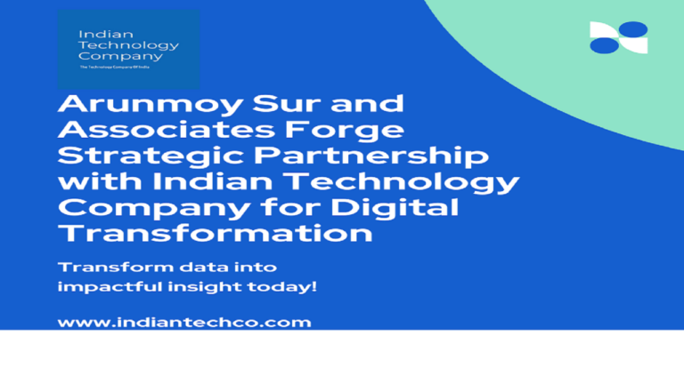 Arunmoy Sur and Associates Forge Strategic Partnership with Indian Technology Company for Digital Transformation